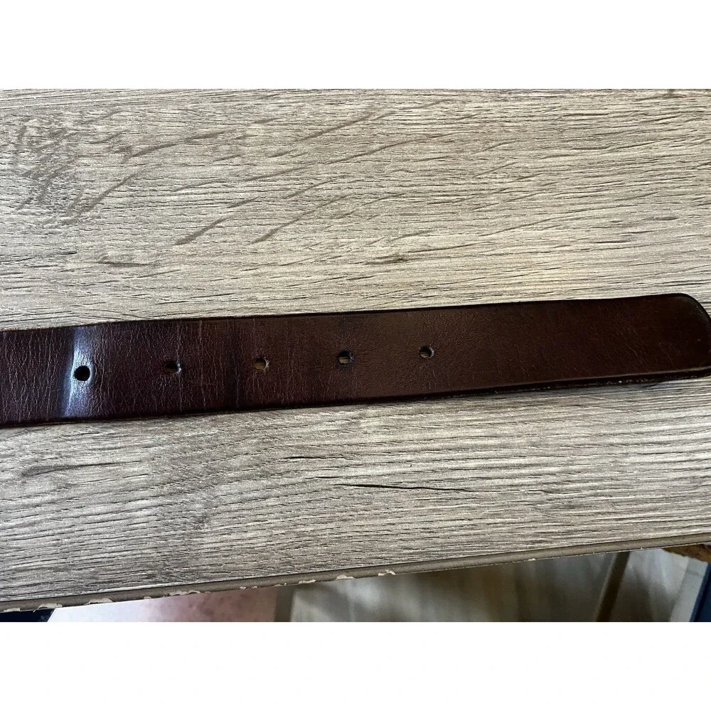 GAP Brown Leather Belt Girls Medium 22-26